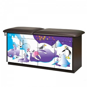 Clinton Industries Pediatric Treatment Tables - Pediatric Treatment Table with Adjustable Back, Cool Pals - 7931