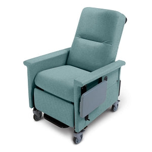 Champion Chair 85 Series Manual Recliner - 85 Series Manual Recliner, Wall Hugger Mechanism, Trendelenburg, Iced Mint Vinyl - 858-T26-T-3