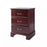 Akin Amherst Collection Bedroom Cabinets - Amherst 3-Drawer Bedside Cabinet, Cordovan, 21.4" W x 17.1" D x 29.25" H - AHA10CD