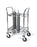 Medline Inhalation Therapy Cart for D or E Cylinders - Inhalation Therapy Cylinder Cart for D and E Cylinders, 12 Tank, 20" W x 27" L x 40" H - MDRGCC1