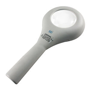 Dazor 1.25x Fluorescent Handheld Lighted Magnifier - Handheld Magnifier, 3.5" Diameter, Lens - J400-5-HHM