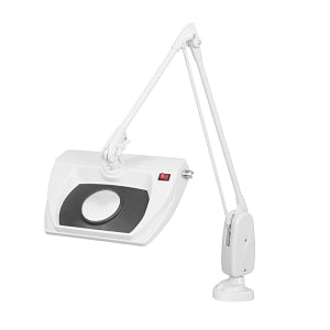 Dazor LED Clamp Base Magnifier Lights - LIGHT, MAGNIFIER, LED, CLAMP BASE, WHITE - L1509R-16-WH