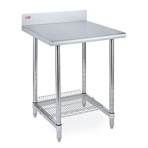 InterMetro Stainless Steel Work Tables - TABLE, ERGONOMIC, SS, BULL NOSE EDGE - LTS30IS