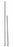 Medline Wire Posts - DBD-POST, 34", CHROME, 4/PK, HEAVYDUTY - MDRM34PL