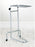 Clinton Industries Chrome Mayo Stands - Chrome Mayo Stand, Double Post, 19" x 12-3/4" - M-22