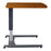 Amico Single Economy Overbed Tables - Economy Overbed Table with Single Top, Medium Oak - OT-S-TMON-GU