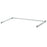 Quantum Storage Systems 3 -Sided Frame Supports - 18" x 36" 304 Stainless Steel 3-Sided Frame - 1836FS