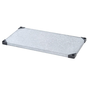 Quantum Storage Solid Galvanized Steel Shelves - 24" x 42" Solid Galvanized Steel Shelf - 2442SG