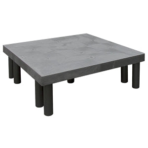 Quantum Storage Systems Stationary Modular Dunnage Units - Polymer Dunnage Rack, Solid, 36" x 36" x 12" - 363612DPS