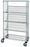 Quantum Storage Systems Slanted Shelf Suture Carts - Slanted-Shelf Suture Cart, Enclosed Panels, 24" x 48" x 69" - WRCSL5632448EP
