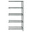 Quantum Storage Systems Proform Add-On Kits with 5 Shelves and 2 Posts - Proform 30" x 42" Add-On Kit 5 Shelves with 74" Post - AD74-3042P-5
