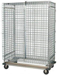 Quantum Storage Dolly Base Security Units - 24" x 60" x 70" Security Cart with Dolly Base - MD246070SEC