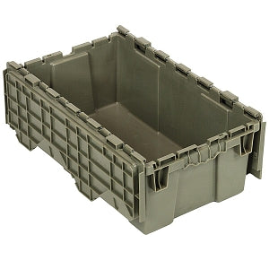 Quantum Storage Heavy-Duty Bin with Attached Top - Gray 17" x 9.25" x 7.5" Heavy-Duty Bin with Attached Top - QDC20127