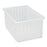 Quantum Storage Clear Dividable Grid Container - DIV GRID CNTR, CLRVIEW, 16-1/2WX10-7/8LX8H - DG92080CL