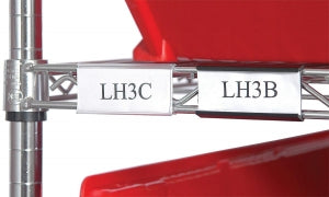 Quantum Storage Systems Label Holders for Quantum Storage Systems - Label Holder, Clear, 12" - LH12C