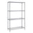 Quantum Storage 4-Shelf Economy Shelving Units - Economy Chrome Shelving Kit, 18" x 36" - RWR72-1836LD