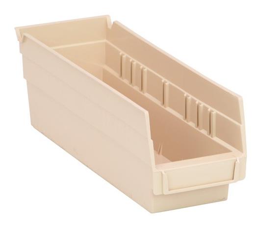 Quantum Storage Economy Shelf Bin - Red Economy Shelf Bin, 11-1/8"W x 11-5/8"L x 4"H - QSB109RD