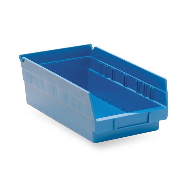 Blue Economy Shelf Bin, 6-5/8"W x 11-5/8"L x 4"H