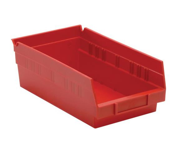 Quantum Storage Economy Shelf Bin - Yellow Economy Shelf Bin, 6-5/8"W x 11-5/8"L x 4"H - QSB102YL