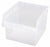 Quantum Storage Store-Max Clear Shelf Bins - SHF BIN, STORMAX, CLRVW, 11-1/8WX11-5/8LX8H - QSB809CLC