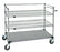 Quantum Open Surgical Case Carts - Open Surgical Case Cart, Stainless Steel, 3 Shelf, 24" W x 60" L x 48" H - WRSC3422436FS