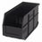 Quantum Storage Systems Stackable Shelf Bins - Black 6"W x 14"L x 7"H Stackable Shelf Bin - SSB441 BLACK