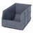 Quantum Storage Systems Stackable Shelf Bins - Gray 8.25"W x 14"L x 7"H Stackable Shelf Bin - SSB443 GRAY