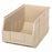 Quantum Storage Systems Stackable Shelf Bins - Ivory 8.25"W x 14"L x 7"H Stackable Shelf Bin - SSB443 IVORY