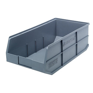 Quantum Storage Systems Stackable Shelf Bins - Gray 11