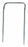 Quantum Storage U Handle - U-HANDLE, CHROME, 21" - UH21