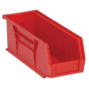 Quantum Storage Systems Hang-and-Stack Bins - Hang and Stack Bin, 10-7/8" x 4-1/8" x 4", Red - QUS224 RED