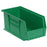 Quantum Storage Systems Hang-and-Stack Bins - Hang and Stack Bin, 10-7/8" x 5.5" x 5", Green - QUS230 GREEN