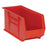 Quantum Storage Systems Hang-and-Stack Bins - Hang and Stack Bin, 18" x 8-1/4" x 9", Red - QUS265 RED