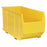 Quantum Storage Systems Mobile Hulk Containers - Yellow 16.5" x 35.88" x 17.5" Mobile Hulk Container - QUS994MOB YELLOW