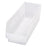 Quantum Storage Store-More High-Density Clear Storage Bins - Store-More Clear 17.88" x 6.63" x 6" High-Density Polypropylene Storage Bins - QSB204CL