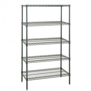 Quantum Storage Systems Proform Starter Kits with 5 Shelves - Proform 18" x 48" x 63" Shelving Starter Kit with 5 Shelves - WR63-1848P-5