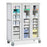 Solaire Medical Roam 3 Carts with Glass Doors - Roam 3 Arthroscopy Cart with Glass Doors, White, 60.25" W x 28.75" D x 75.25" H - SR3GAR