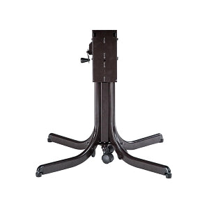 Akin Table Bases - Black Height-Adjustable Mobile Table Base with 4 Casters, 39.25" W x 29"-32" H, For 48" Max Top - T9HMBL4Z