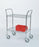 Tarrison Products Ltd Chrome Utility Carts with U-Shaped Chrome Handles - U-Shaped Chrome Utility Cart with 2 Shelves, 24" x 30" - UC24302C-3"/4(DB)