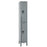 Hallowell Double Tier Wardrobe Lockers - LOCKER, DBL-TIER, 1WD, 12X18X78, GRAY - U-1288-2A-HG