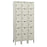 Hallowell Premium Lockers - LOCKER, 6-TIER, 3WD, 12X15X78, PARCHMENT - U3258-6A-PT