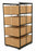 Integrity Storage / Deployment Racks for Emergency Cots - Rolling Storage Rack for 8 APC Beds - WCR8