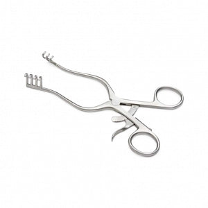 Medline Gelpi Retractors - 11" (27.9 cm) Gelpi-Weitlaner Retractor with 4" 4 x 4 Sharp Prongs - MDS0181244