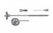 Medline Rabiner Percussion Neurological Hammer - 9" (23 cm) Long 40 mm Diameter Rabiner Percussion Neurological Hammer - MDS0230523