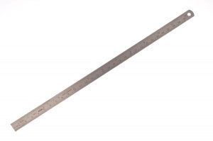 Medline Ruler Measuring Instruments - Metal Ruler, Graduated in mm / I ...
