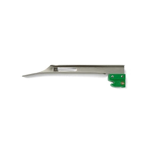 Medline Disposable Fiber Optic Laryngoscopes - Miller #2 Metal Disposable Fiber Optic LED Laryngoscope Blade - MDS0425552