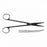 Medline Kaye Dissecting Scissors - 7.5" (19 cm) Kaye Ceramic Razor Dissecting Scissors with Curved Micro Serrated Tips - MDS0724865