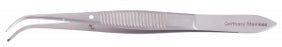 Medline Iris Forceps - FORCEP, DRESSING / TISSUE, IRIS, 1X2 TEETH, 4" - MDS0726464