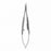 Medline Barraquer Micro Needle Holders - 4-1/8" (10.5 cm) Delicate Curved Locking Barraquer Needle Holder with 1 mm Jaw - MDS0759731