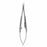 Medline Barraquer Micro Needle Holders - 4-1/8" (10.5 cm) Delicate Curved Nonlocking Barraquer Needle Holder with 1 mm Jaw - MDS0759736